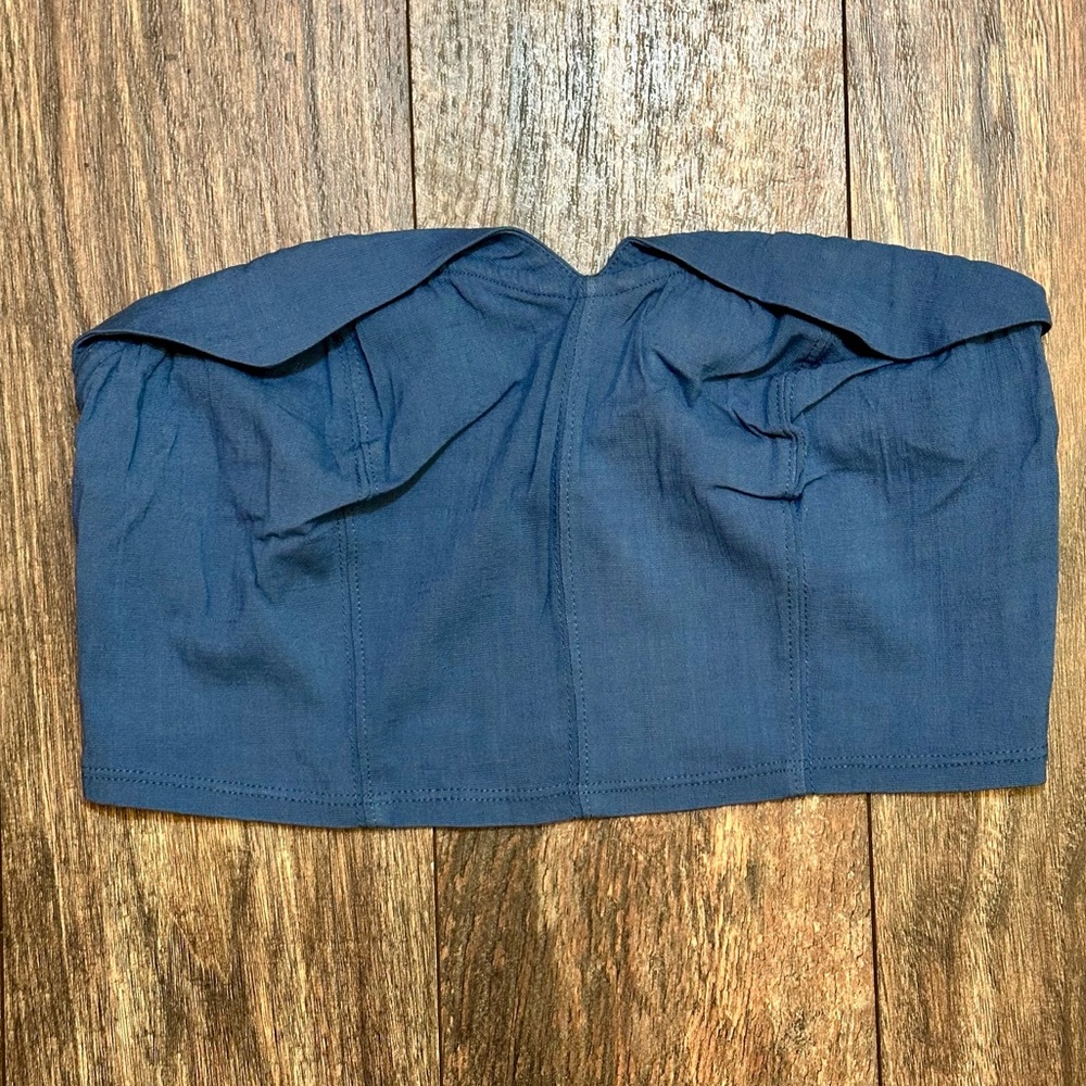 Free People Intimately strapless crop top size small NWOT